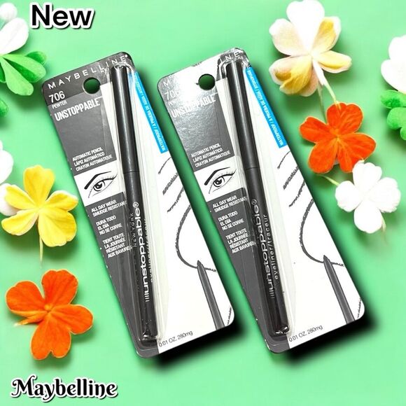 New Maybelline Unstoppable Eyeliner 706  -2 pack - Picture 1 of 4